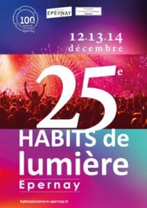 Epernay Affiche pour le 25e événement des habits de lumières