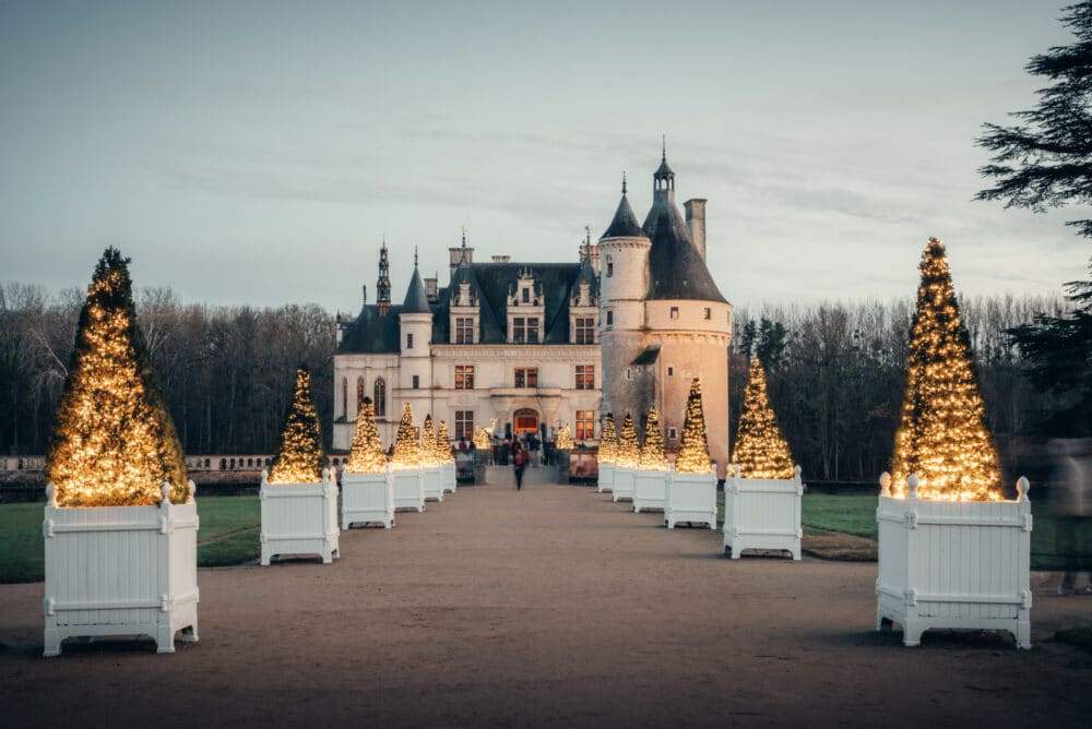 Allée jusqu'au Château de Villandry