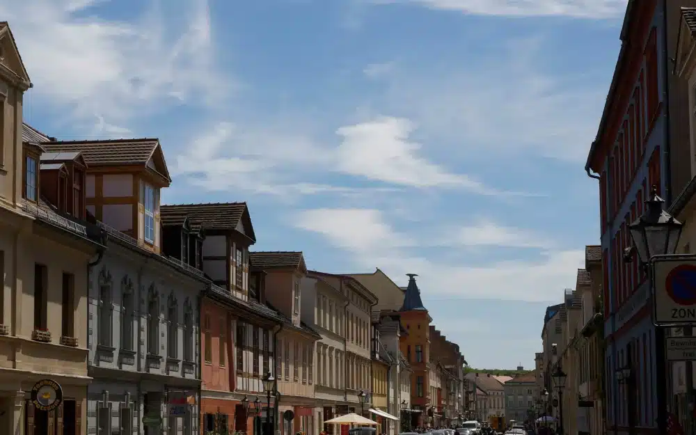 vue du centre ville en Allemagne