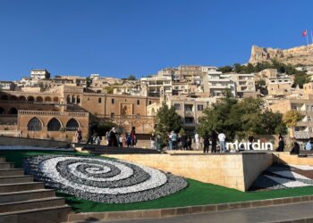 Ville de Mardin vue
