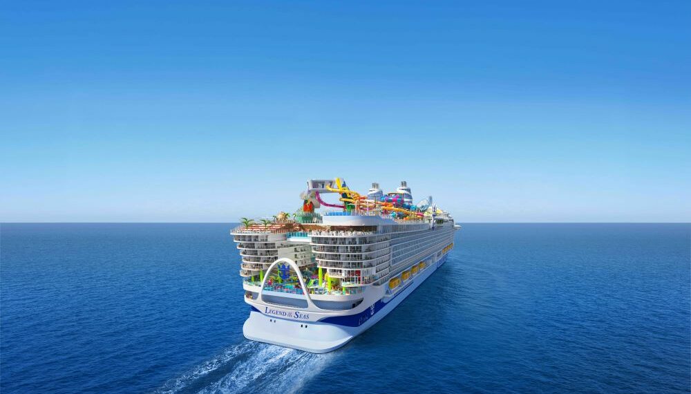 vue arienne de jour du Royal Carribean