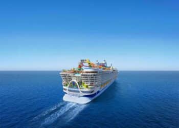 vue arienne de jour du Royal Carribean