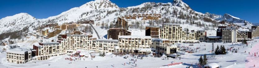 station de ski neige