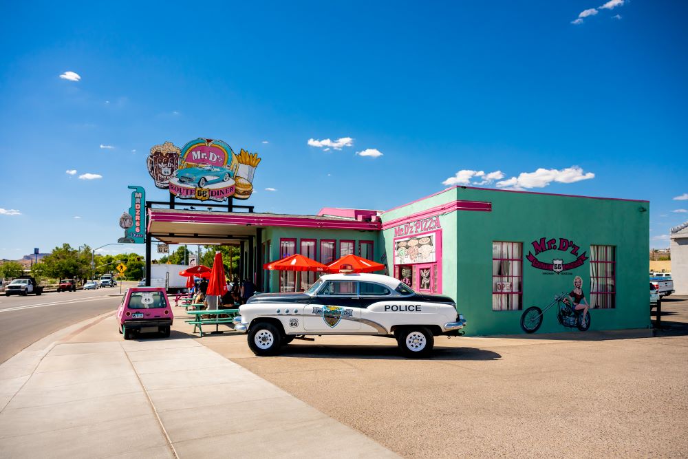 drive in usa voiture police