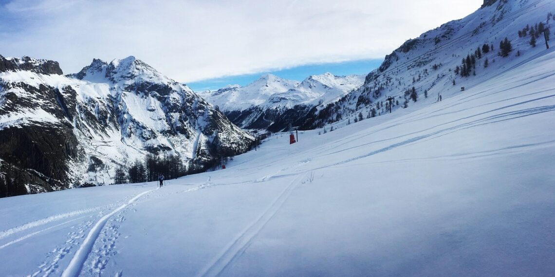pente enneigée