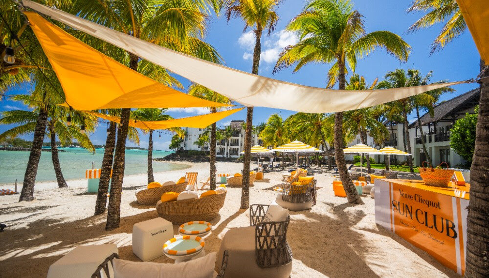 Le Shangri-La Le Touessrok, Mauritius dévoile le tout premier Sun Club by Veuve Clicquot d'Afrique