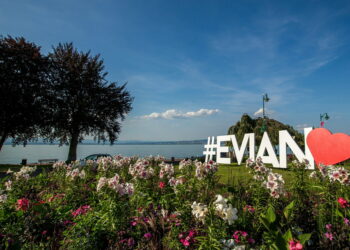 jardin fleuri #EVIAN