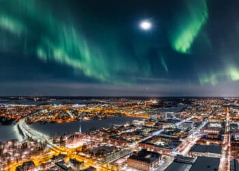 aurores boréales ville