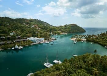 sainte-Lucie mer bateaux