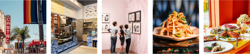 5 photos de plats et d'expositions