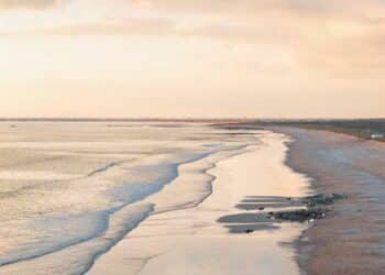 mer coucher de soleil plage