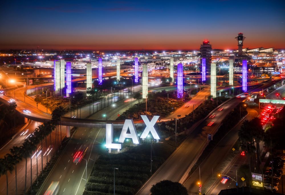 ville la nuit LAX