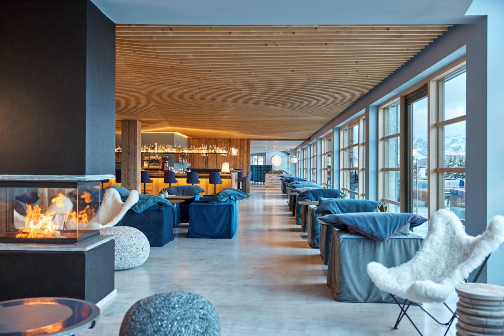 lounge fauteuils bleu salon