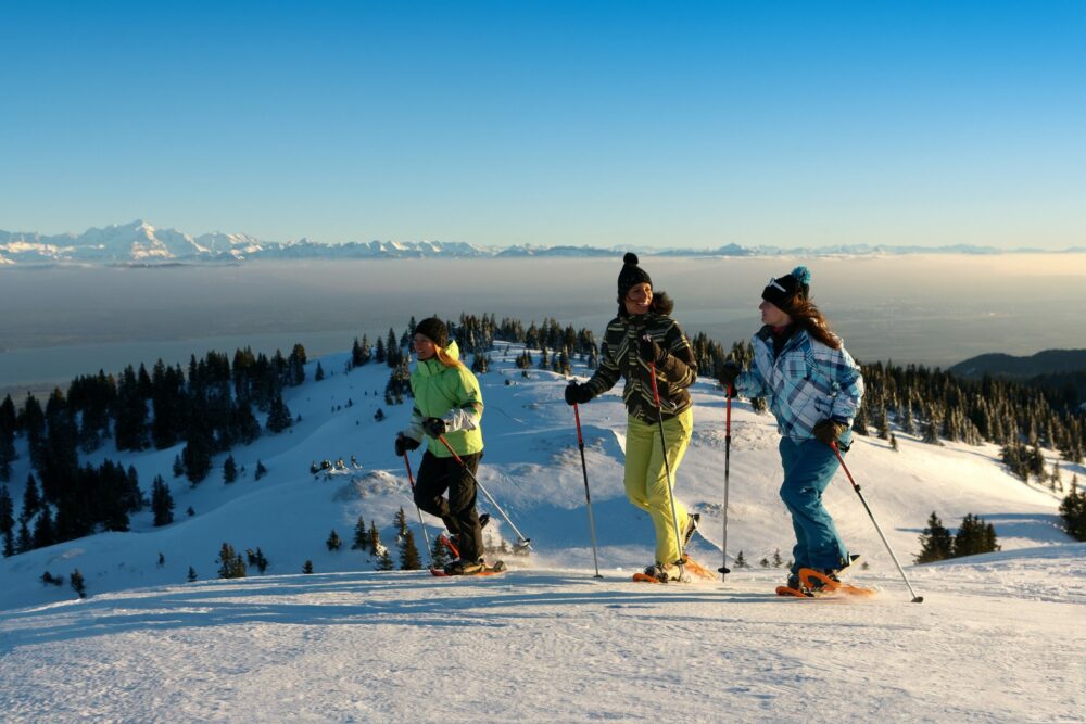 skieurs en randonnée
