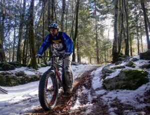 vélo tout terrain neige