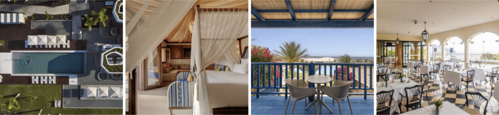 chambre vue terrasse restaurant hôtel