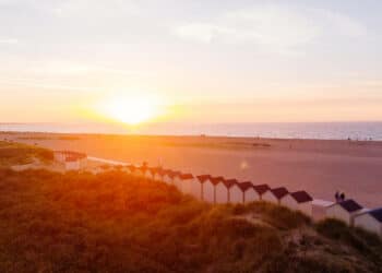 Coucher de soleil plage