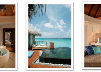 villas pilotis mer chambre salle de bain