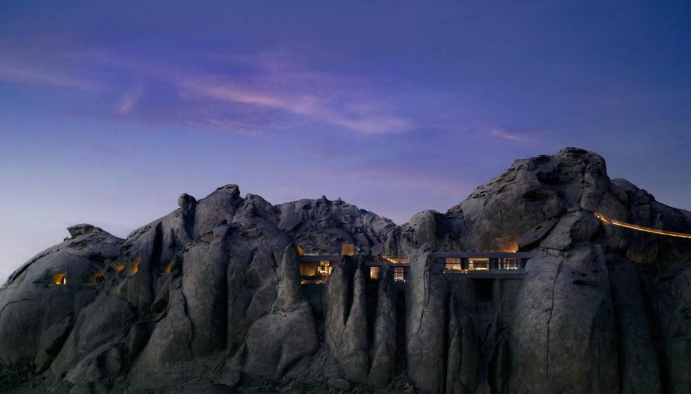 désert montagnes nuit