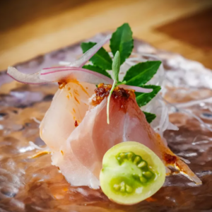 repas élaboré gastronomique poisson