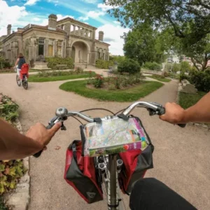 camera embarquée sur vélo monument