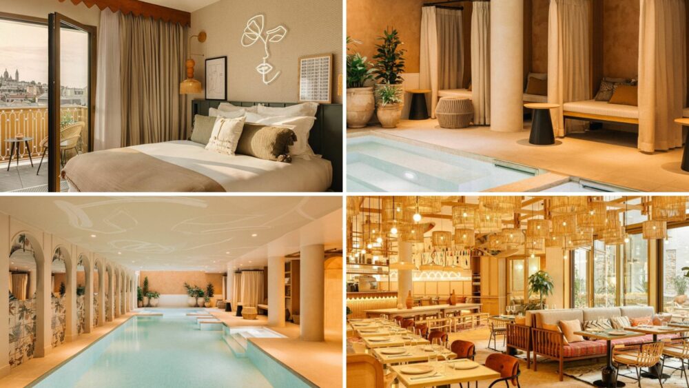 piscine resto chambre d'hôtel