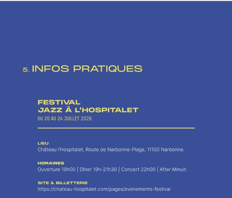 Jazz à l'Hospitalet 2026