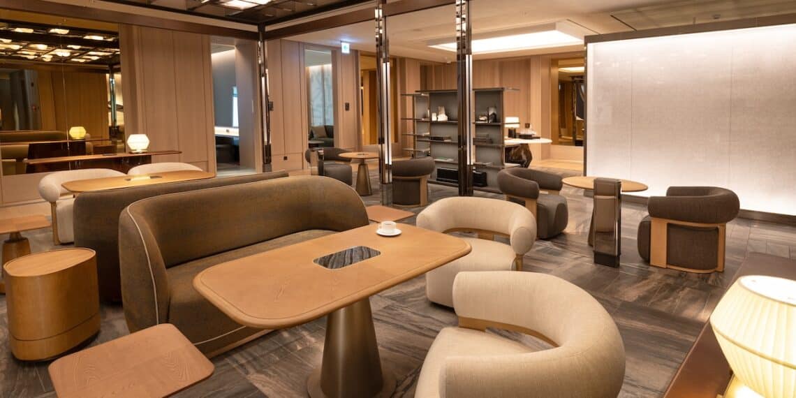 Salon First Class de Korean Air à Incheon