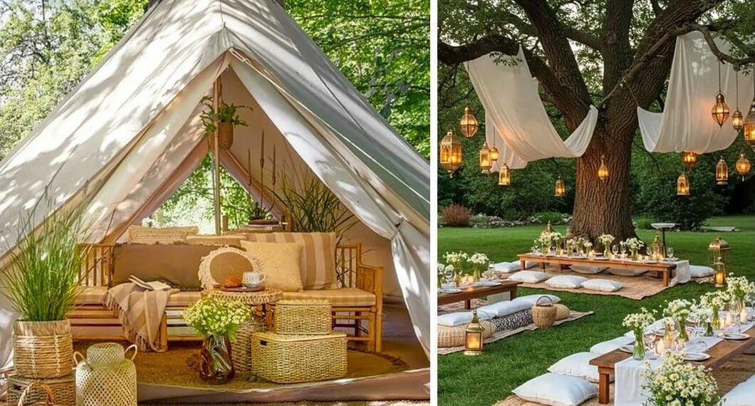 tentes cloches jardins cocooning