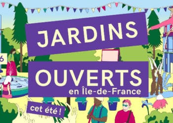 affiche colorée jardins ouverts