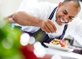 chef étoilé plat gastronomique