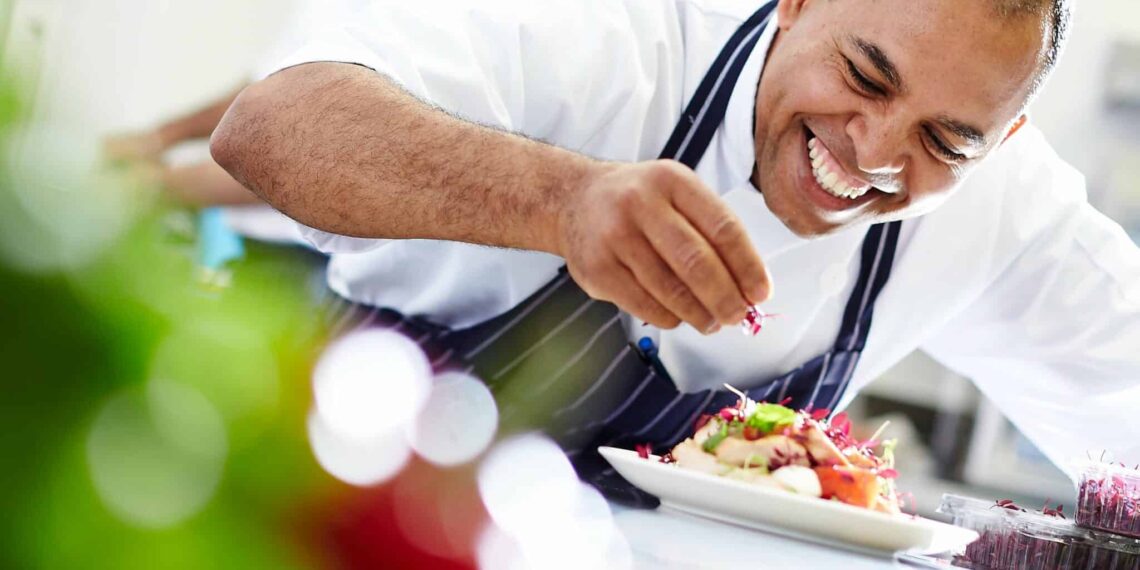 chef étoilé plat gastronomique