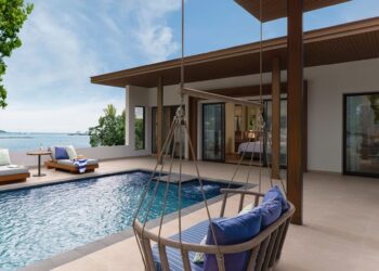 villa avec piscine vue mer