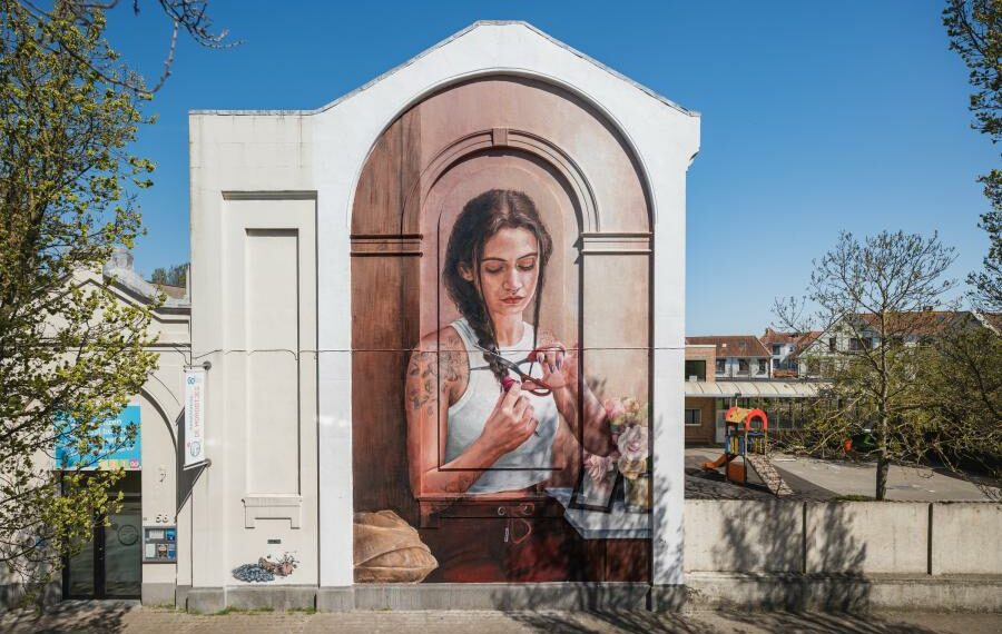 street-art façade mur peint