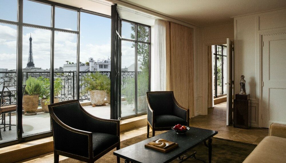 chambre vue tour eiffel