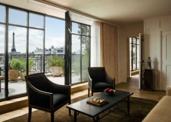chambre vue tour eiffel