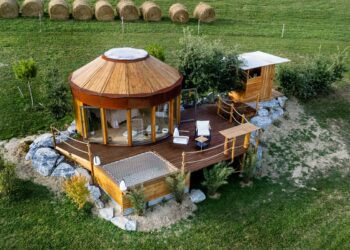 maisonnette bois spa jardin