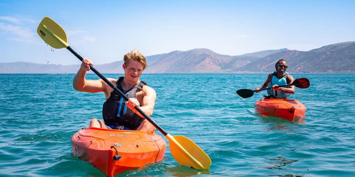 Kayak à Bear Lake