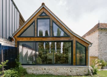 Façade maison verrière