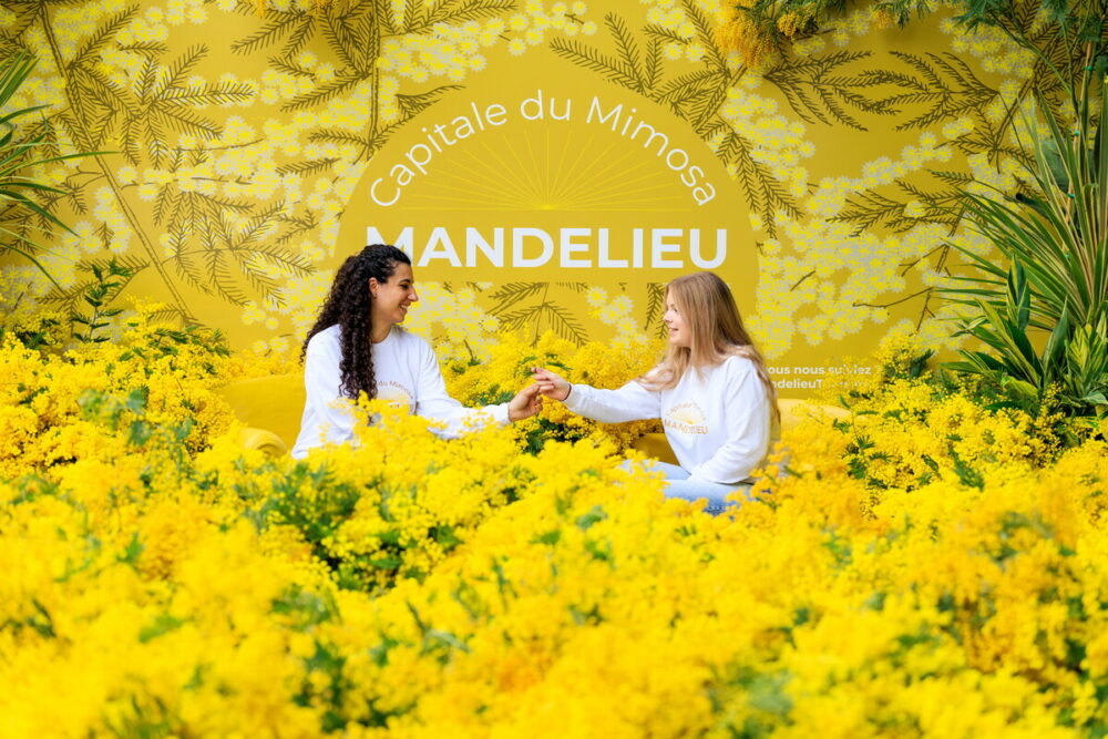 Crédit photo : Camille Moirenc – Destination Mandelieu – Mandelieu – La Mer de Mimosa – Fête du Mimosa