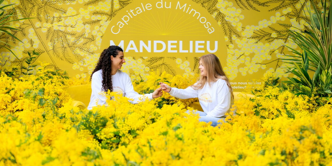 Crédit photo : Camille Moirenc – Destination Mandelieu – Mandelieu – La Mer de Mimosa – Fête du Mimosa